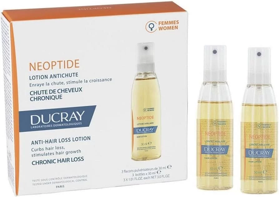 Ducray Pack Neoptide Lotion Anti-chute Feminine 30ml Boite De 3 + 2 Anaphase + Shampooing Anti-chute 100ml Offert
