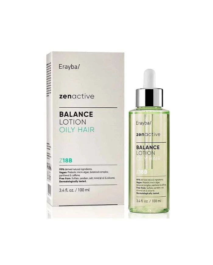 Erayba Zenactive Lotion Equilibrante Cheveux Gras Z18b 100ml