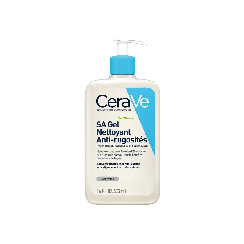 Cerave Sa Gel Nettoyant Anti-rugosites 473ml
