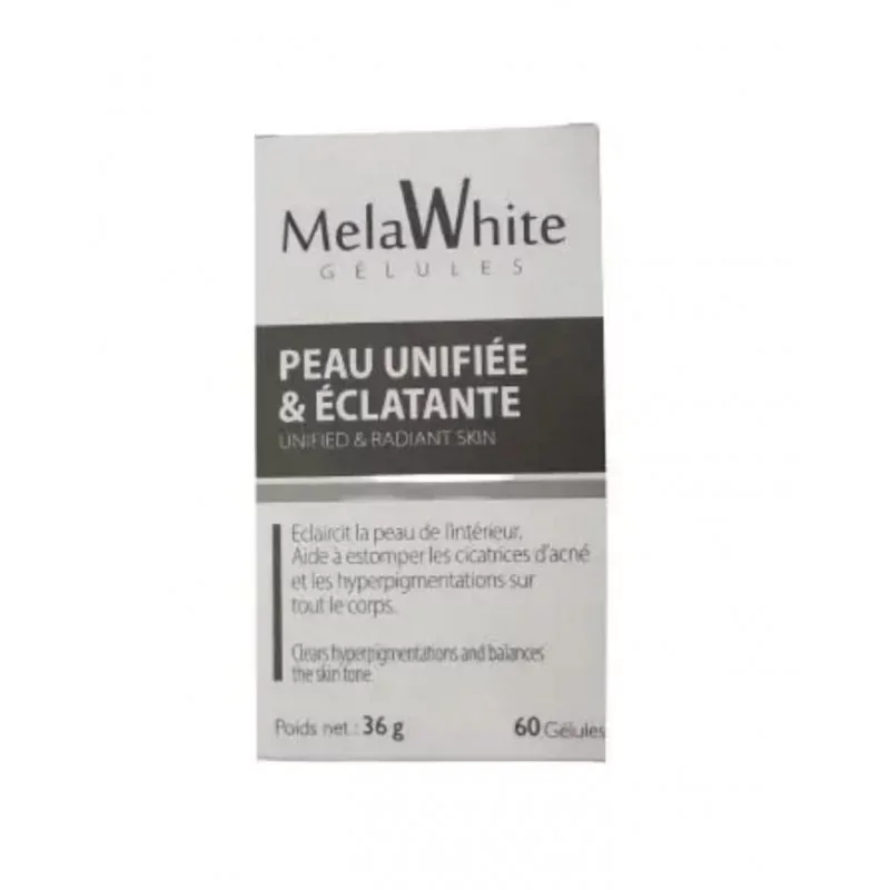 DERMACIA MELAWHITE PEAU UNIFIEE ET ECLATANTE BOITE DE 60 GELULES 