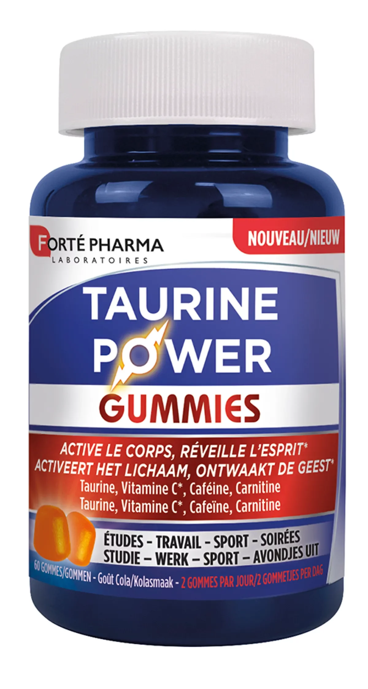 FORTE PHARMA ENERGIE TAURINE POWER BOITE DE 60 GUMMIES