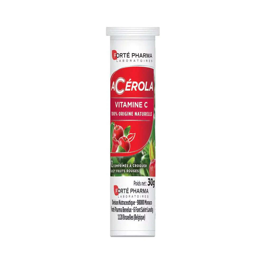 FORTE PHARMA ACEROLA VITAMINE C BOITE DE 12 COMPRIMES