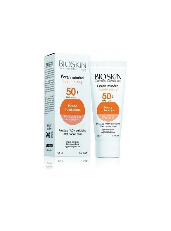BIOSKIN ECRAN MINERAL TEINTE CLAIR SPF50 50ML