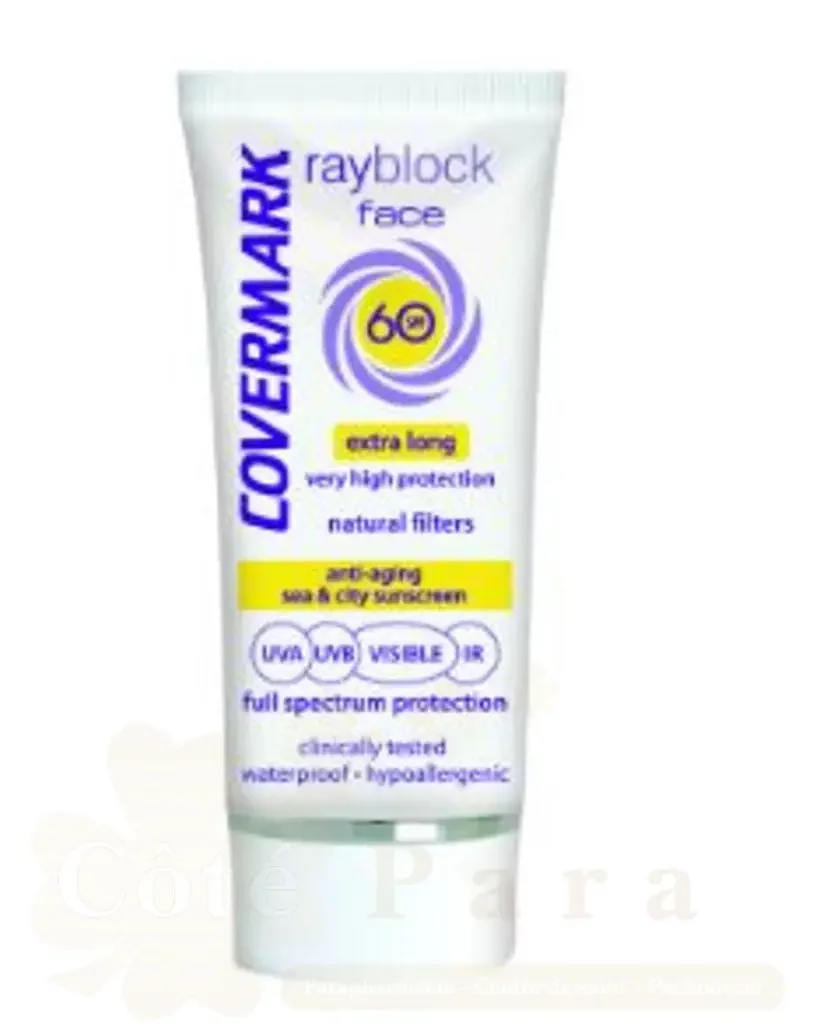 Covermark Rayblock Face Ecran Solaire Spf60 Invisible 50ml