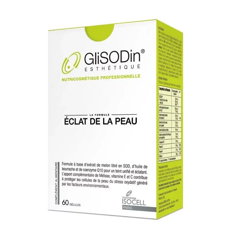 GLISODIN ECLAT DE LA PEAU BOITE 60 GELULES