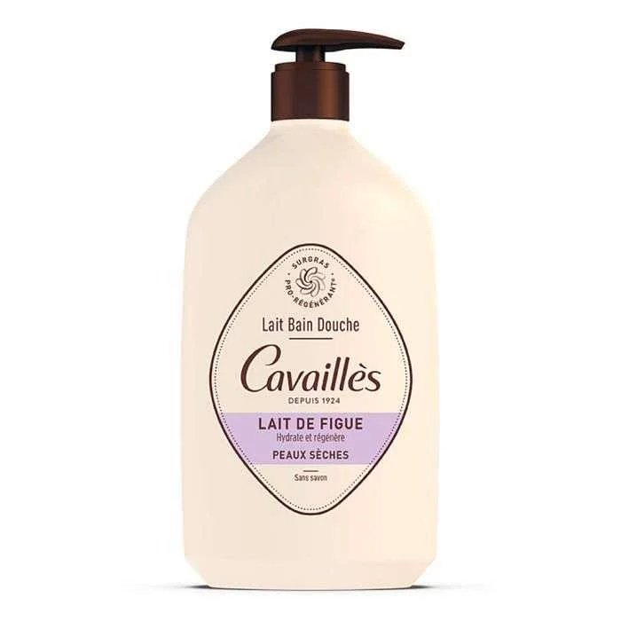 Roge Cavailles Lait Bain Douche Surgras Actif Hydratant Lait De Figue 1l