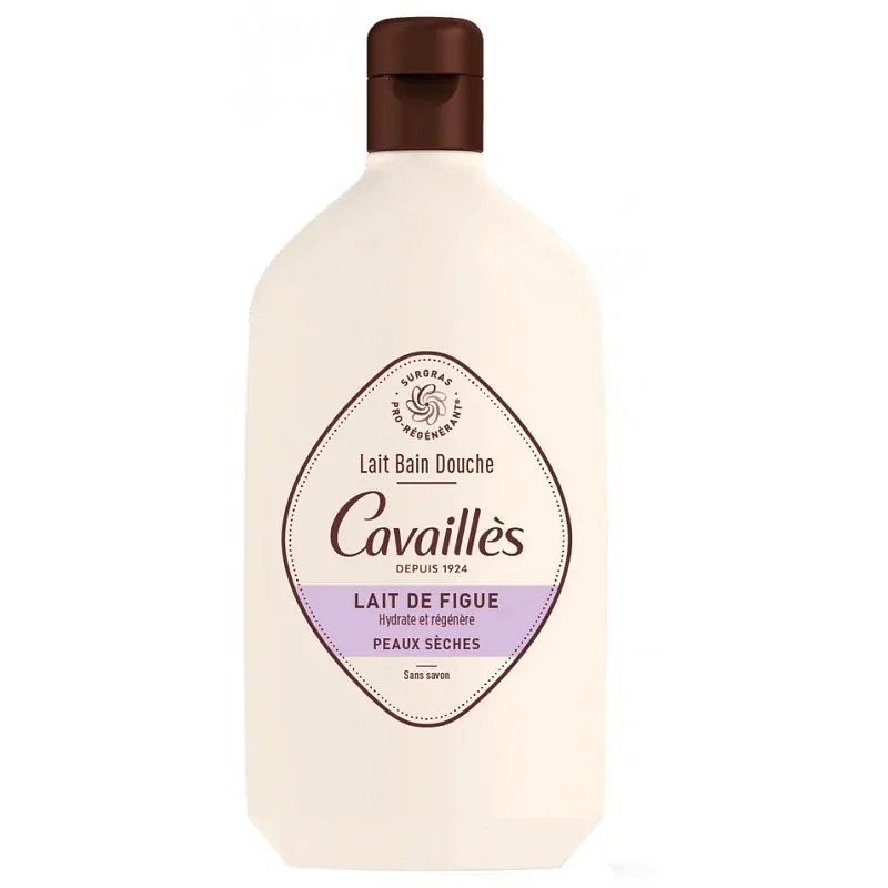 Roge Cavailles Lait Bain Douche Surgras Actif Hydratant Lait De Figue 400ml