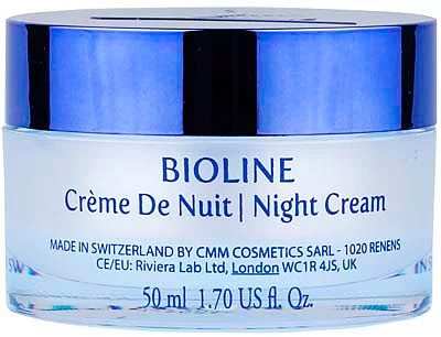 Paul De Vartens Bioline Creme De Nuit Peaux Mixte 50ml