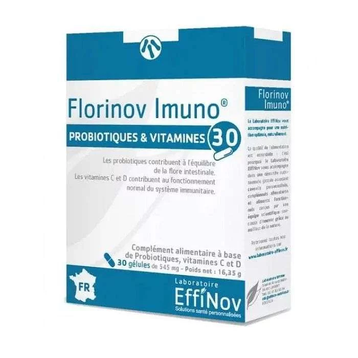 Effinov Florinov Imuno Immunite Probiotique Et Vitamines Boite De 30 Gelules