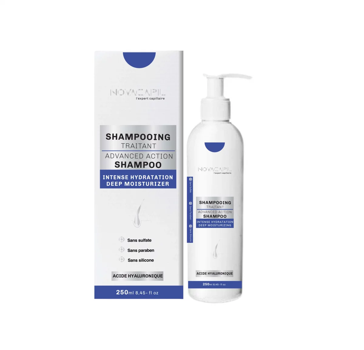 NOVACAPIL SHAMPOOING TRAITANT INTENSE HYDRATATION 250ML