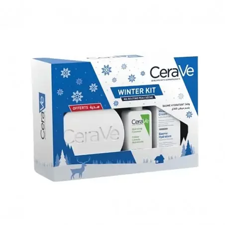 Cerave Winter Kit Baume Hydratant 340g + Creme Lavante Hydratante 20ml + Baume Hydratant 20ml