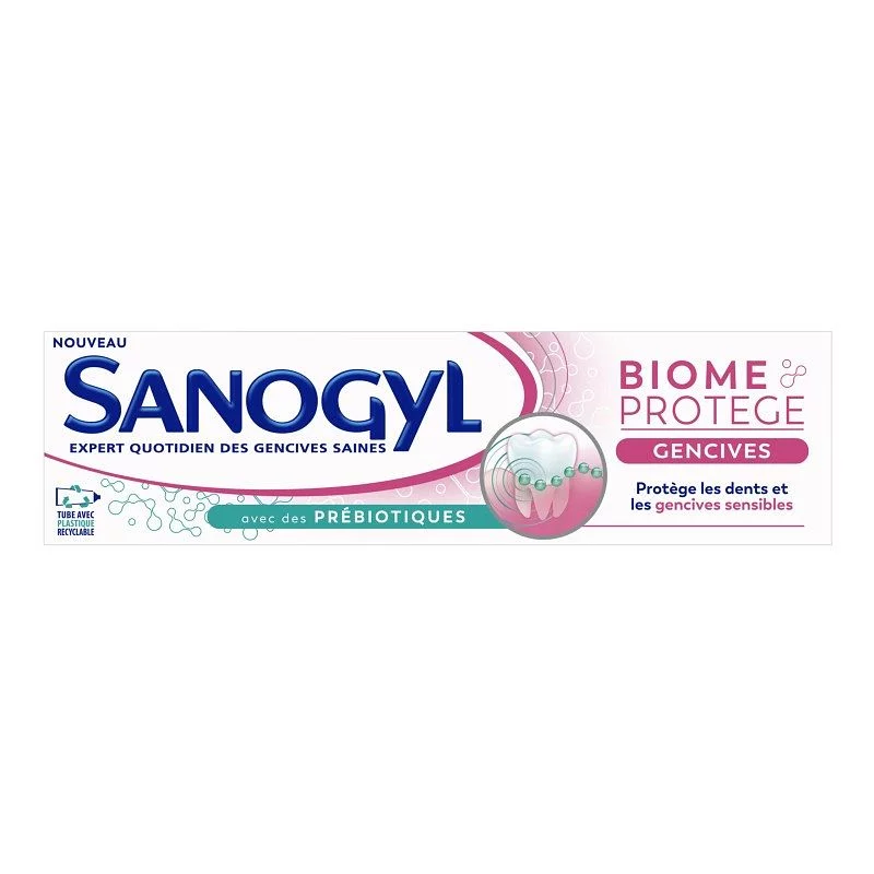 SANOGYL DENTIFRICE SOIN DENTS BIOME PROTEGE GENCIVE 75ML