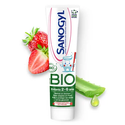 SANOGYL BIO DENTIFRICE ENFANT 2-6ANS FRAISE