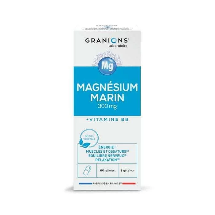 Granions Magnesium Marin Boite De 60 Gelules