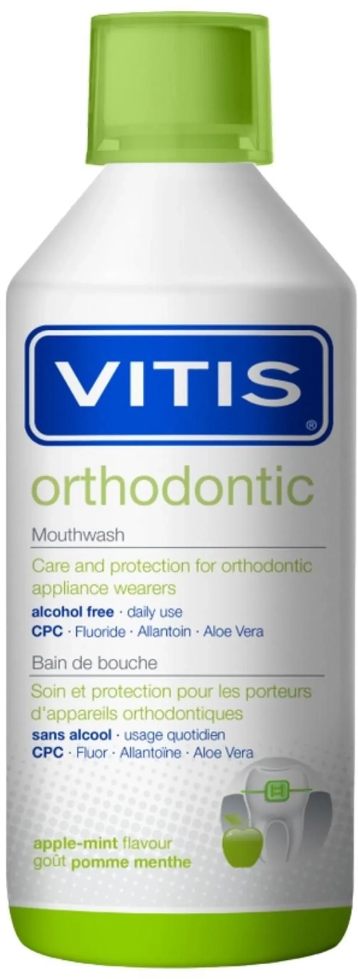 VITIS ORTHODONTIQUE BAIN DE BOUCHE 500ML