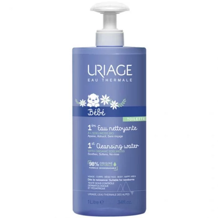 Uriage Bebe 1ere Eau Nettoyant Sans Rincage Bebe 1l