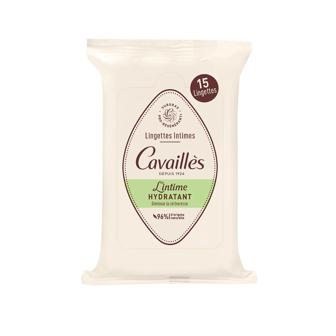 Roge Cavailles Intime Lingettes Special Secheresse Boite De 15