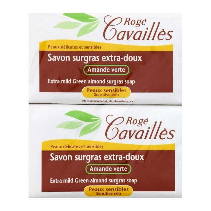Roge Cavailles Savon Surgras Extra Doux Amande Verte 250g *2