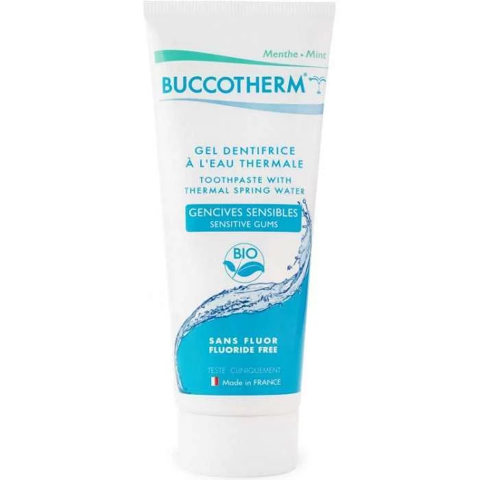 Buccotherm Gel Dentifrice Gencives Sensibles Sans Fluor Bio 75ml