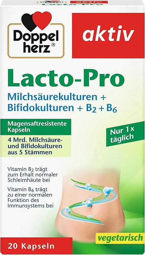 DOPPEL HERZ AKTIV LACTO PRO BOITE DE 20 CAPSULES
