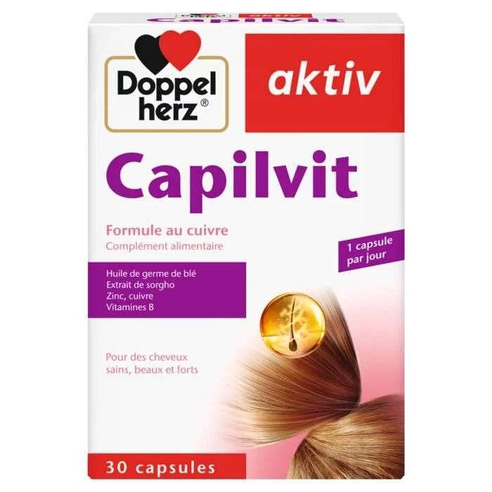 DOPPEL HERZ CAPILVIT BOITE DE 30 COMPRIMES