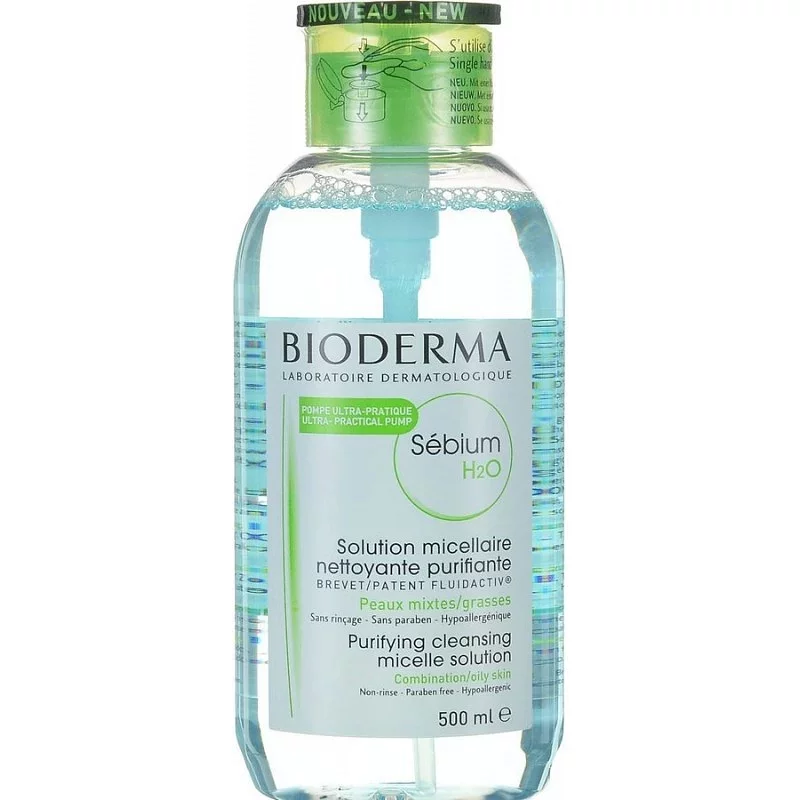 Bioderma Sebium H2o Solution Micellaire 500ml Pompe