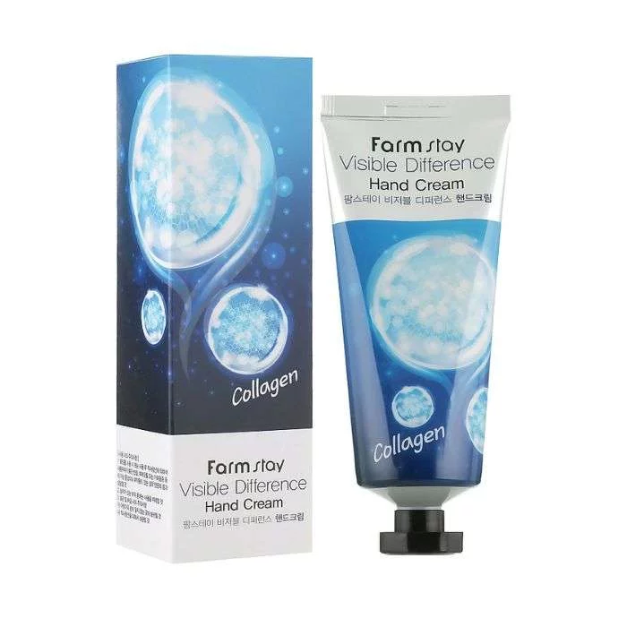 FARMSTAY COLLAGEN VISIBLE DIFFERENCE CREME MAINS 100G