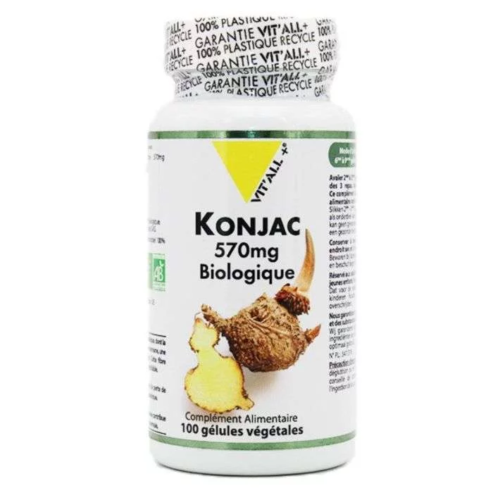 VITALL+ KONJAC GLUCOMANNANE COMPLEMENT ALIMENTAIRE BOITE DE 100 COMPRIMES 