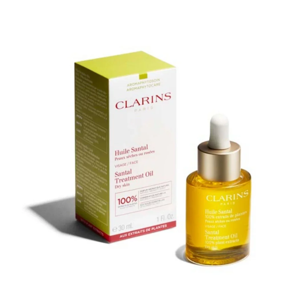 CLARINS AROMAPHYTOSOIN HUILE SANTAL PEAUX SECHE OU ROSÉES 30ML