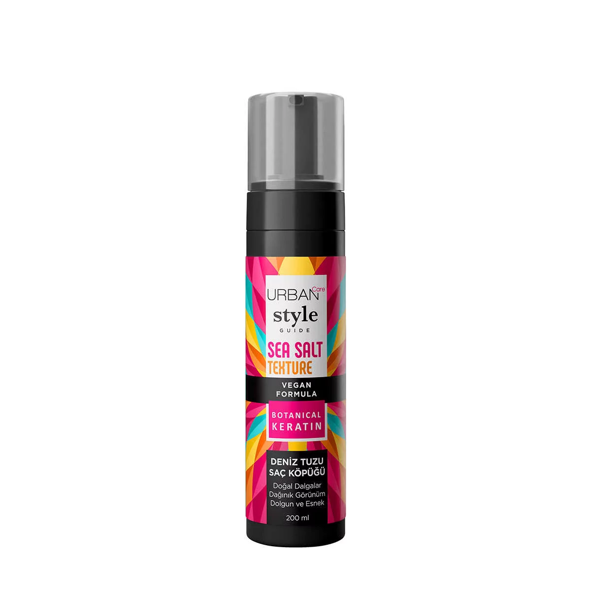 URBAN CARE STYLE MOUSSE VOLUMIONUS HAIR SEA SALT 200ML