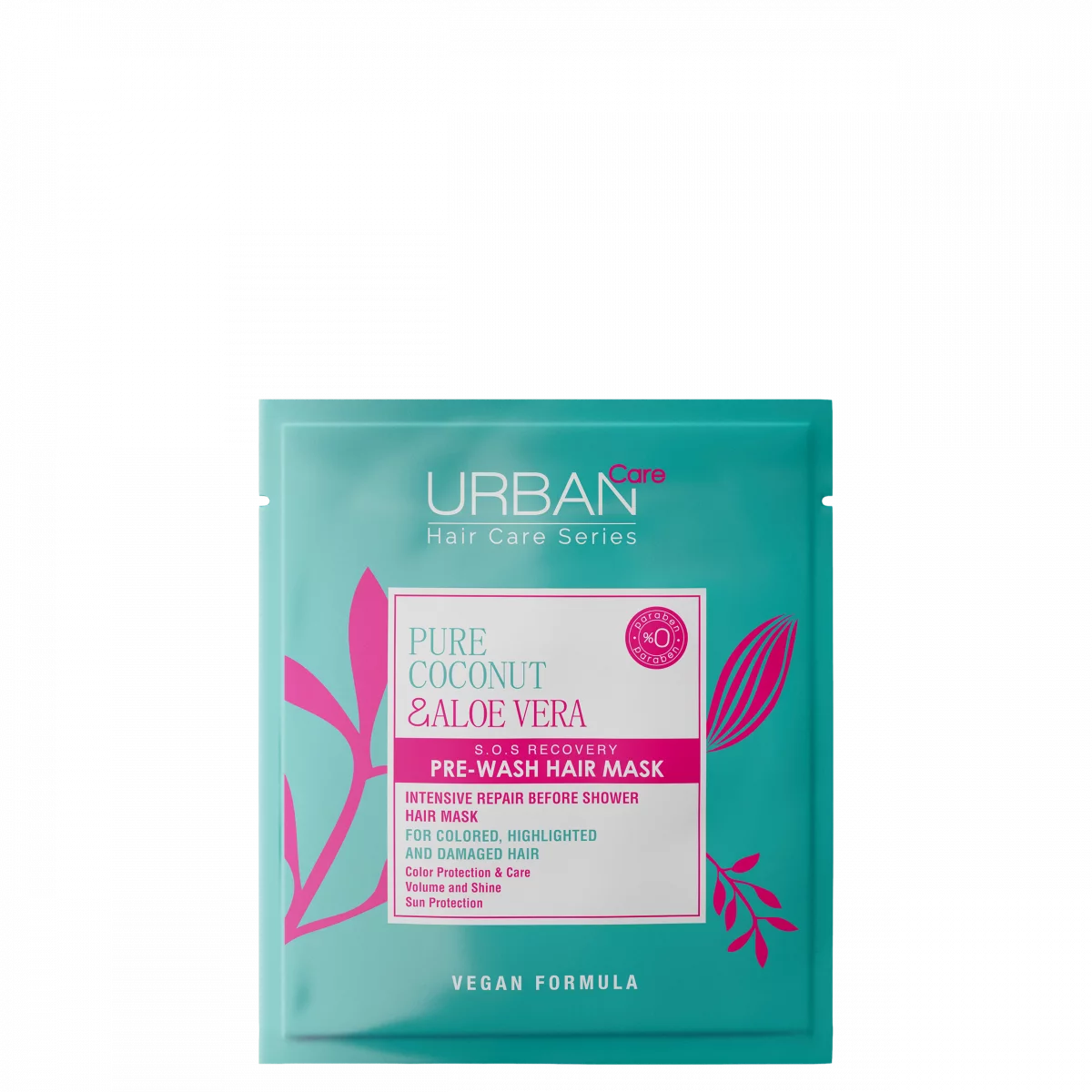 URBAN CARE PURE COCONUT & ALOE VERA PRE WASH HAIR MASK 50ML