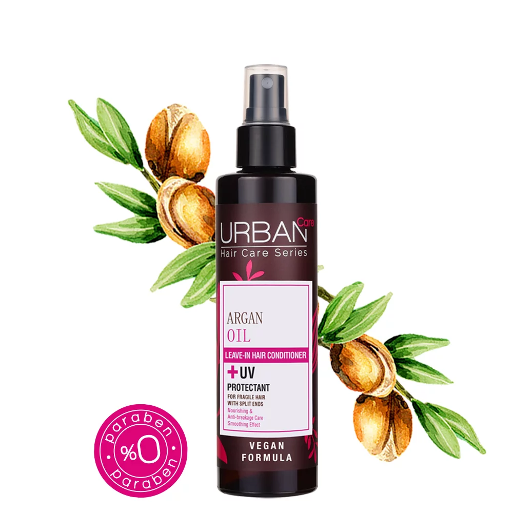 URBAN CARE ARGAN & KERATINE LEAVE IN UV PROTECTION NOURRISSANT SANS RINCAGE 200ML