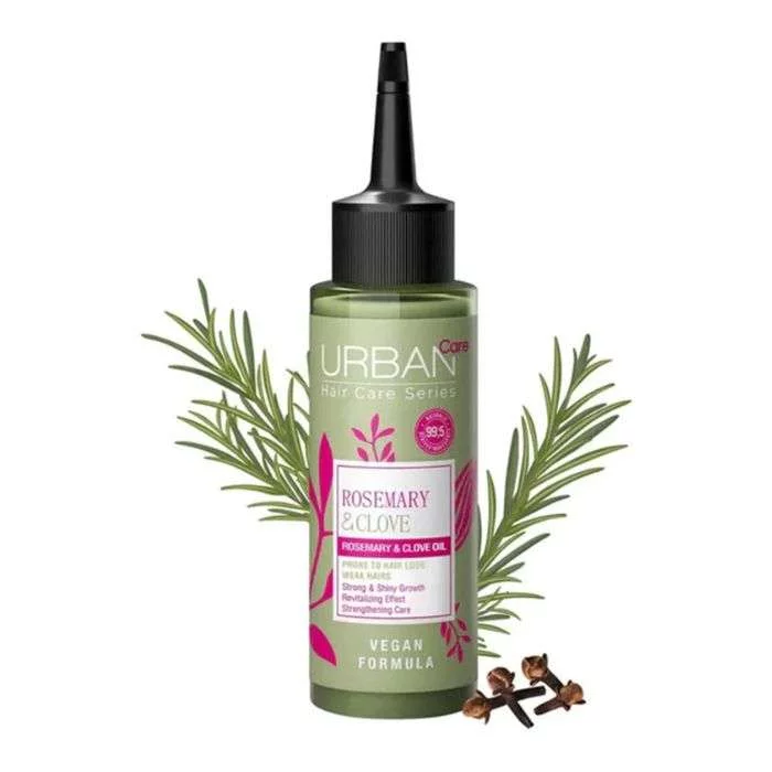 URBAN CARE HUILE ESSENTIELLE DE ROMARIN ET DE CLOU DE GIROFLE 100ML