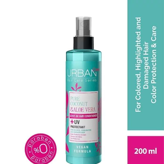 URBAN CARE PURE COCONUT & ALOE VERA LEAVE IN HAIR CONDITIONER 200ML
