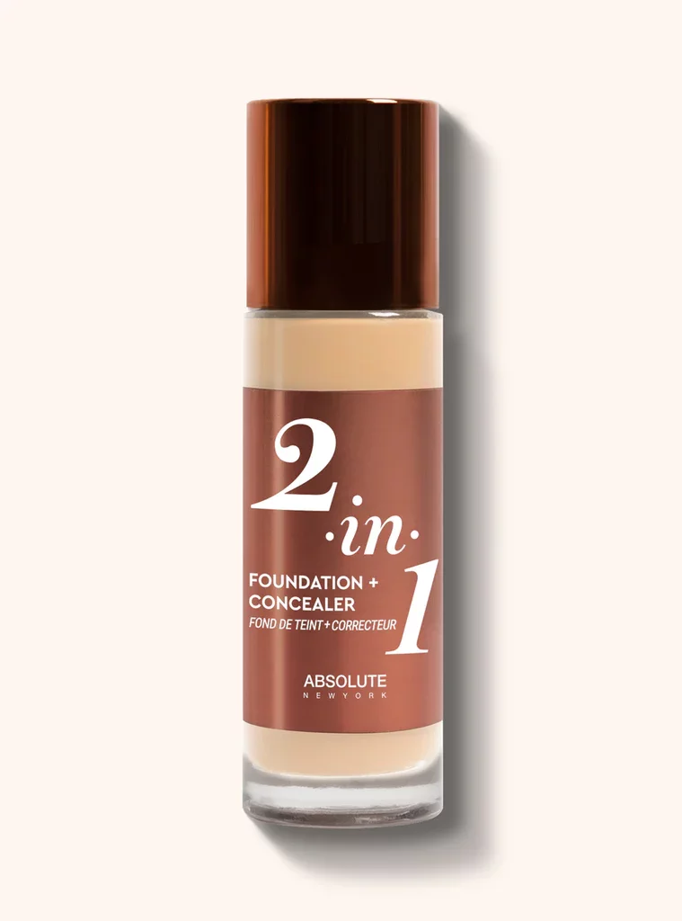 ABSOLUTE NEW YORK 2IN1 FOUNDATION AND CONCEALER REFERENCE MFFC01 