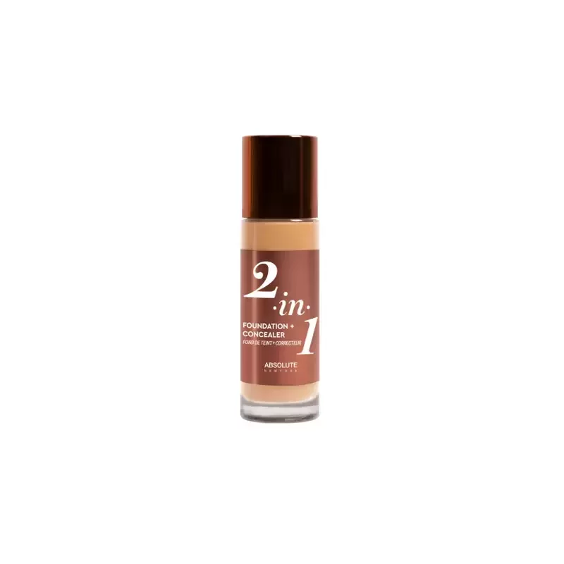 ABSOLUTE NEW YORK ABNY 2IN1 FOUNDATION CONCEALER WARM SAND REFERENCE MFFC03