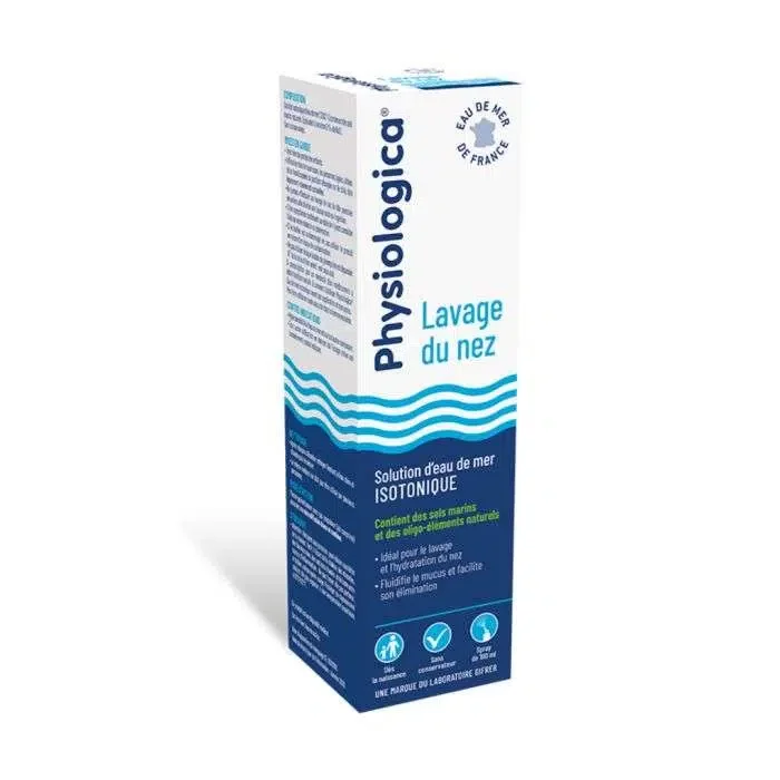 GIFRER PHYSIOLOGICA LAVAGE DE NEZ ISOTONIQUE ENFANTS ET ADULTES 100ML