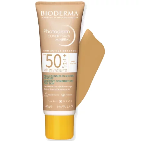 BIODERMA PHOTODERM COVER TOUCH SPF 50+ TEINTE DOREE 40ML