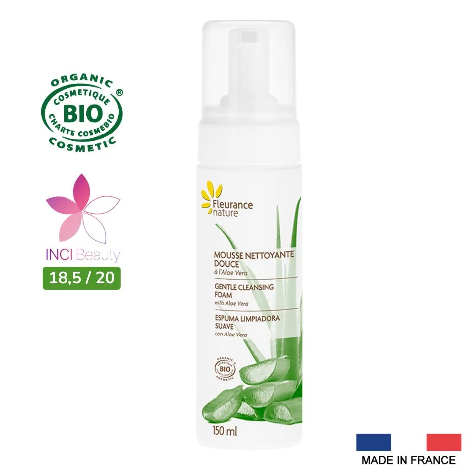 FLEURANCE MOUSSE NETTOYANTE DOUCE A L'ALOE VERA 150ML