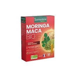 SANTAROME MORINGA MACA BIO BOITE DE 20 AMPOULES