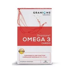 GRANIONS OMEGA 3 CARDIO BOITE DE 30 CAPSULES