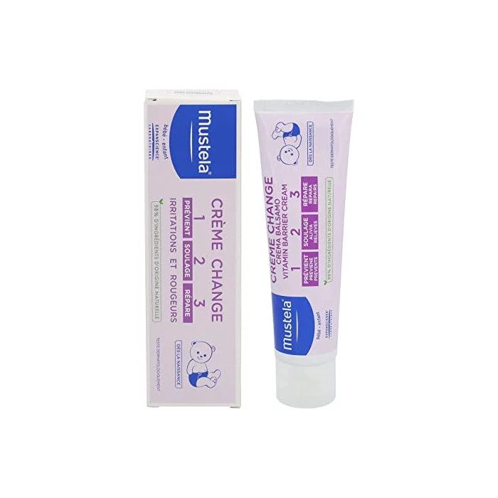 MUSTELA CREME DE CHANGE VITAMIN BARRIER CREAM 1 2 3 100ML