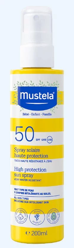 MUSTELA SPRAY SOLAIRE SPF50 200ML