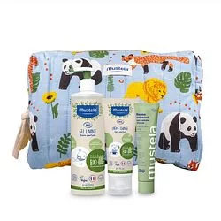 MUSTELA PACK GEL LAVANT 400ML + CREME DE CHANGE 75ML + BAUME UNIVERSEL 75ML + TROUSSE