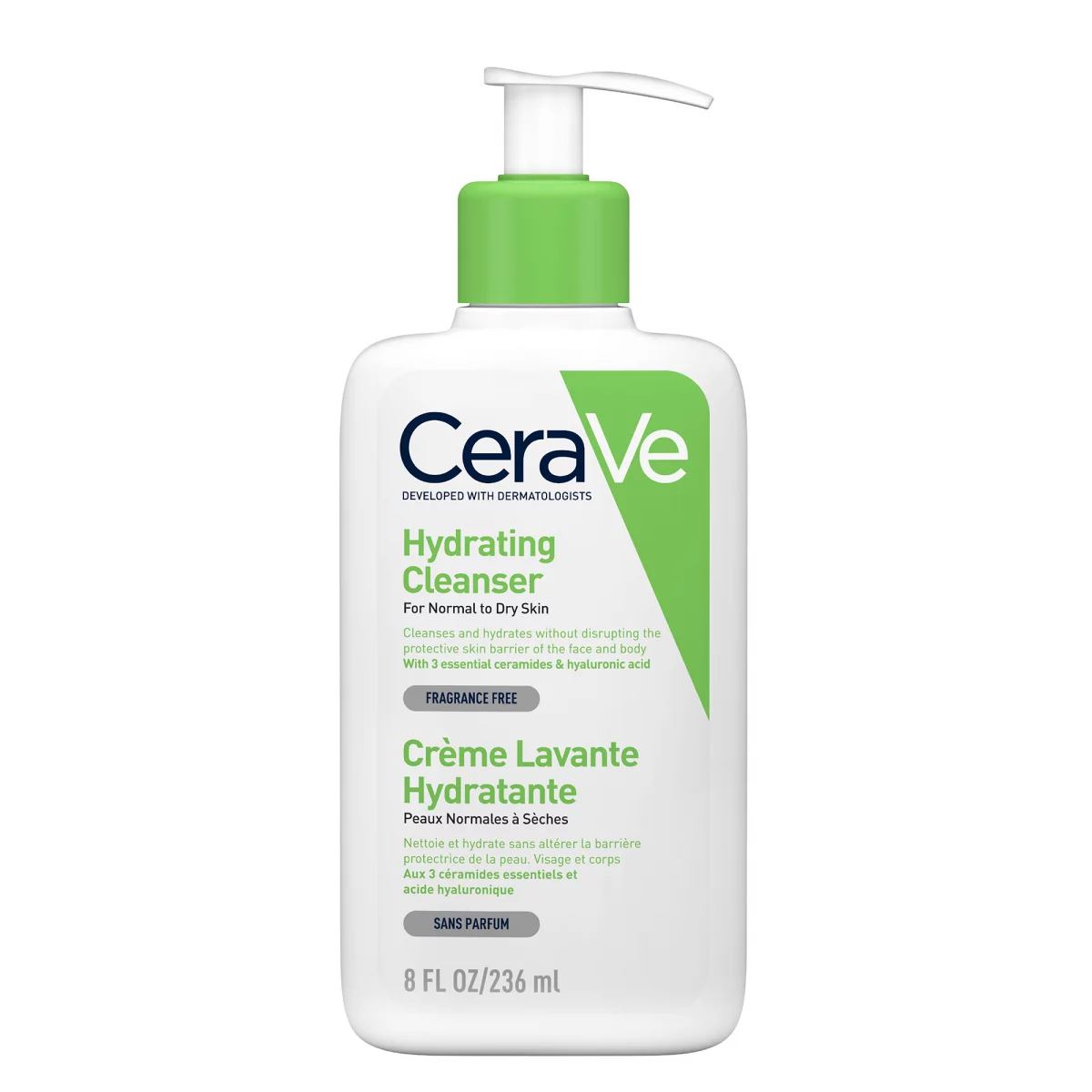 CERAVE CREME LAVANTE HYDRATANTE PEAUX NORMALES A SECHES 473ML