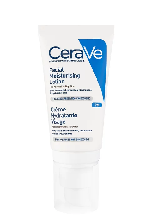 CERAVE CREME HYDRATANTE VISAGE PEAUX NORMALES A SECHES 52ML
