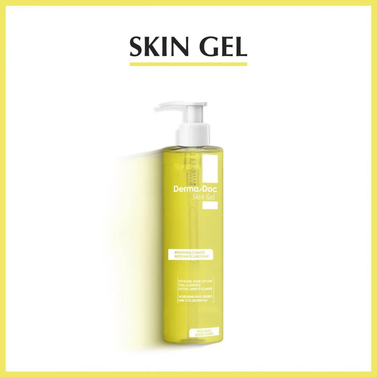 DERMADOC GEL NETTOYANT ECLAIRCISSANT 200ML