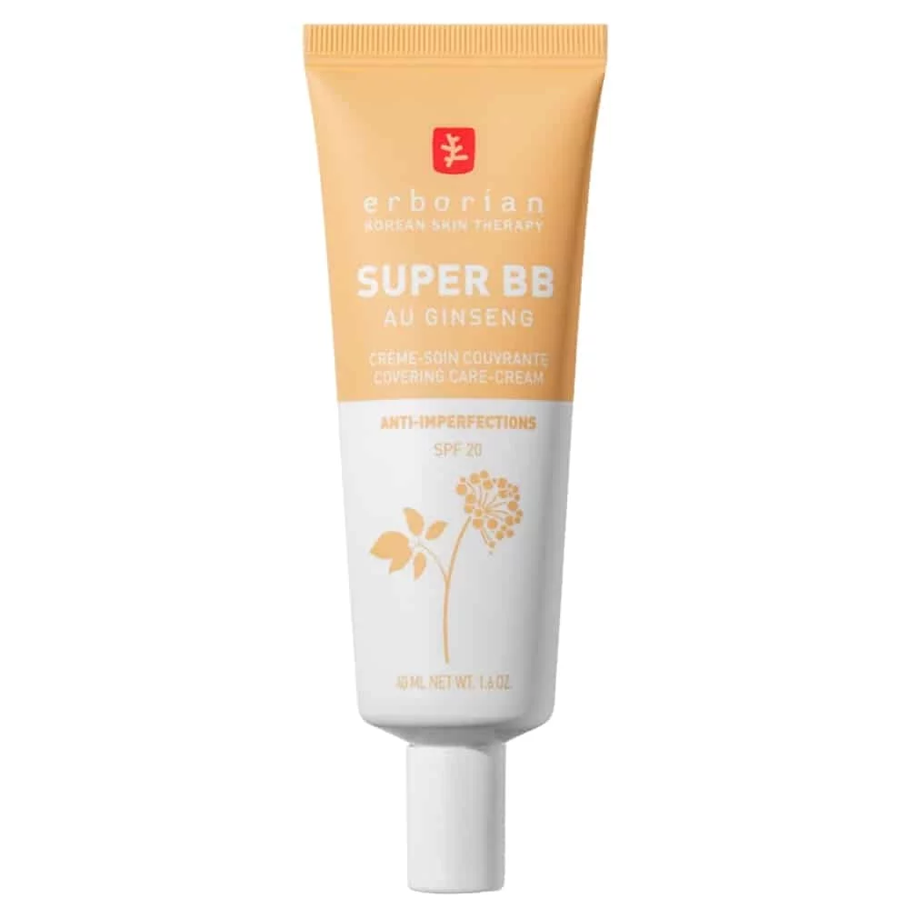 ERBORIAN SUPER BB AU GINSENG CREME SOIN COUVRANTE ANTI-IMPERFECTIONS SPF20 NUDE SPF20 15ML