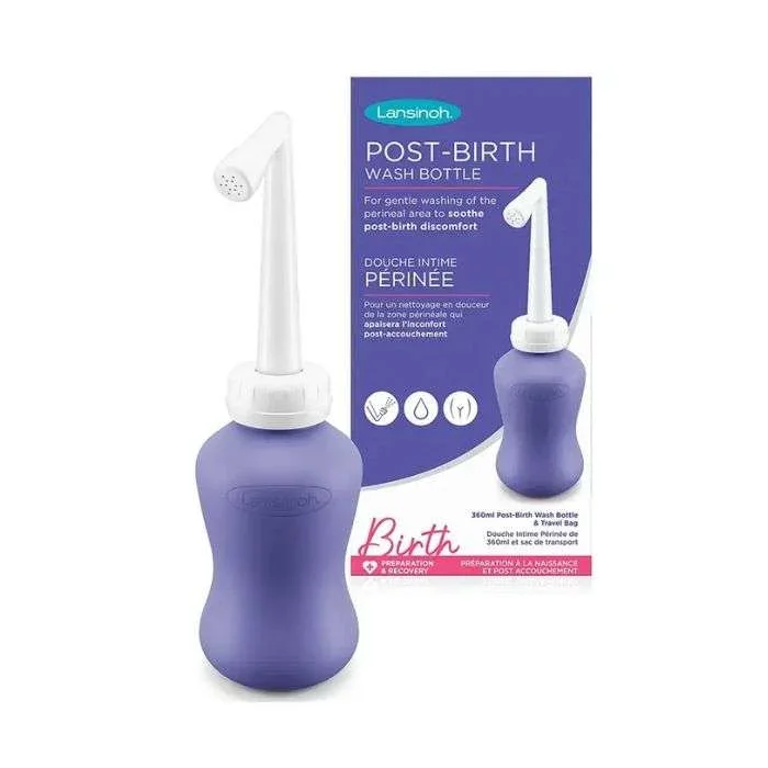 LANSINOH POST-BIRTH WASH BOTTLE DOUCHE INTIME PERINEE 360ML