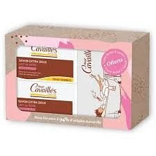 Roge Cavailles Savon Lait De Rose 250g*2 + Boite A Savon Offerte